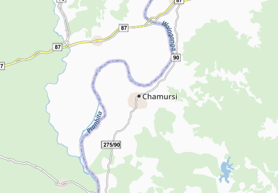 Karte Stadtplan Chamursi