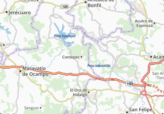 Contepec Map