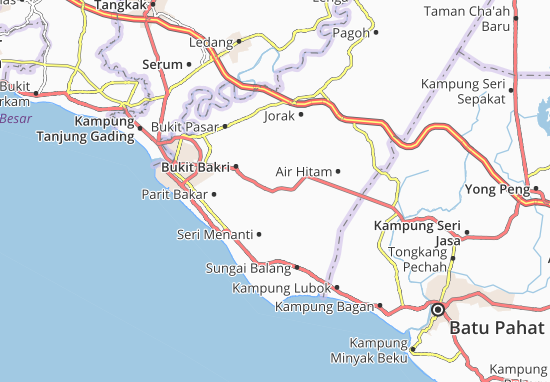 Kaart Plattegrond Parit Jawa