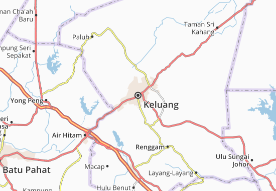 Kaart Plattegrond Keluang