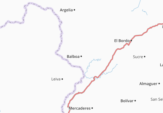 Mapa Balboa