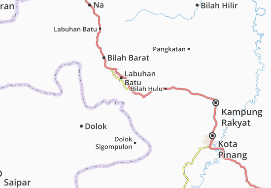 Karte Stadtplan Rantau Selatan