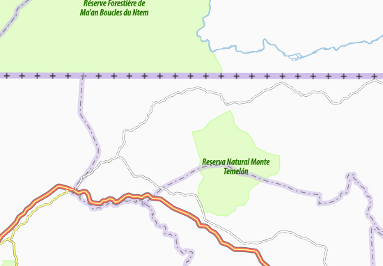 Kaart Plattegrond San Carlos II
