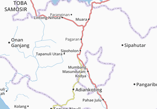Mapa Sipoholon
