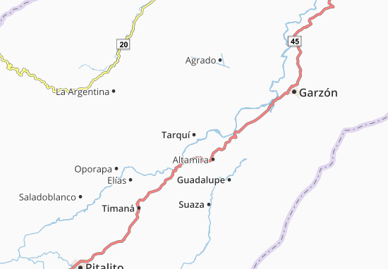 Karte Stadtplan Tarquí