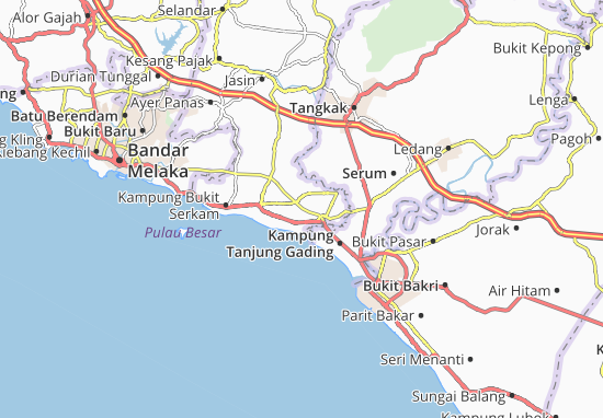 Karte Stadtplan Sebatu