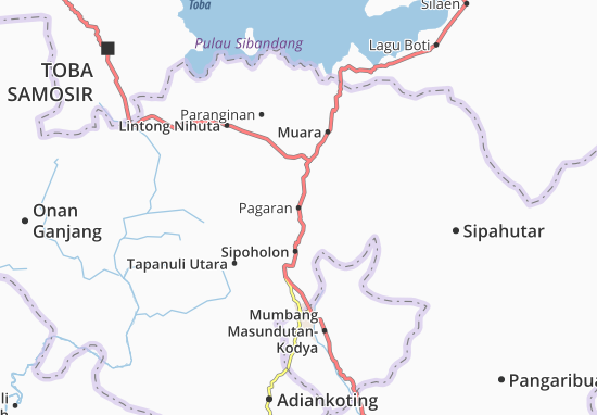 Karte Stadtplan Pagaran