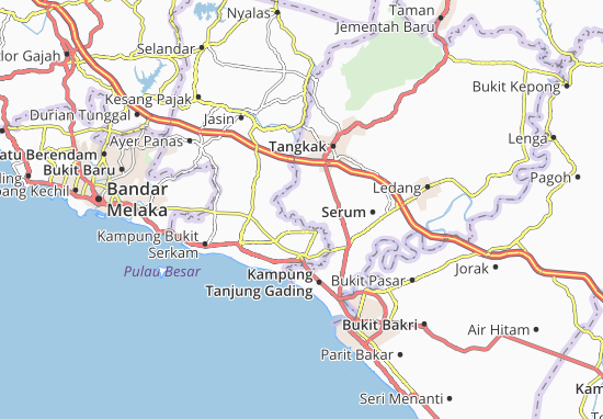 Karte Stadtplan Kundang