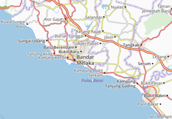 Karte Stadtplan Duyong