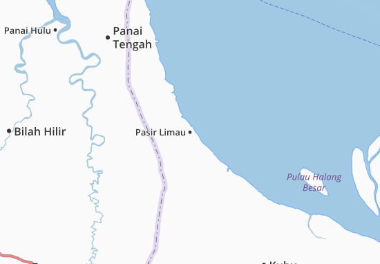 Kaart Plattegrond Pasir Limau