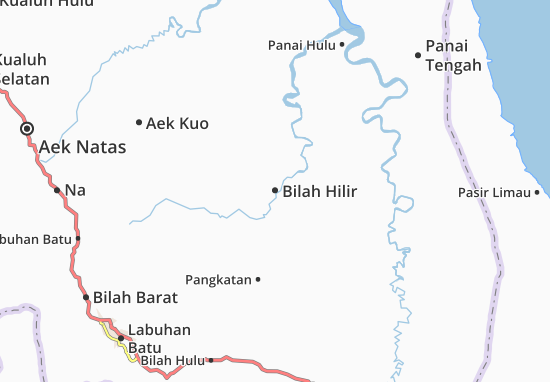 Bilah Hilir Map