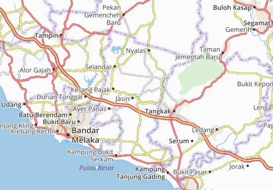 Kaart Plattegrond Kampung Rim