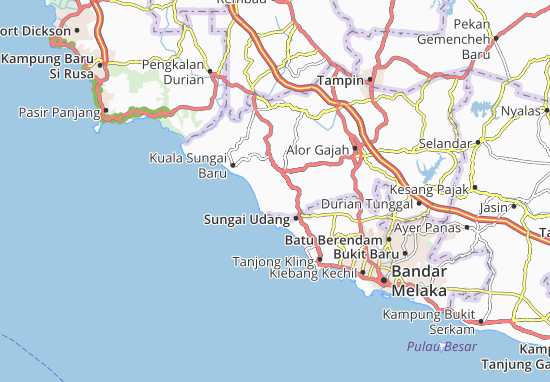 Karte Stadtplan Sungai Baharu Tengah