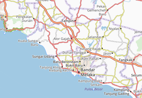 Karte Stadtplan Rembia