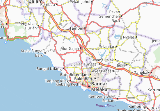 Kampung Sungai Petai Map