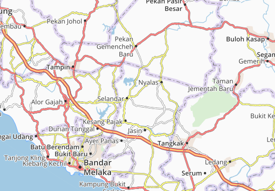 Karte Stadtplan Bukit Senggeh