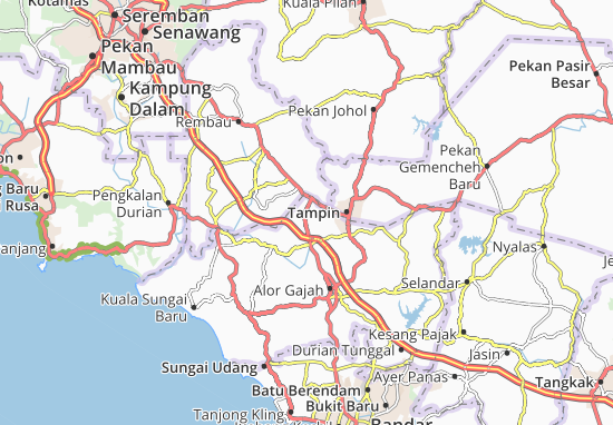 Karte Stadtplan Taboh Naning
