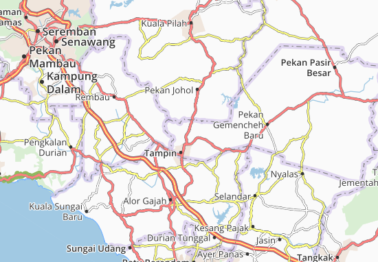 Karte Stadtplan Kampung Repah