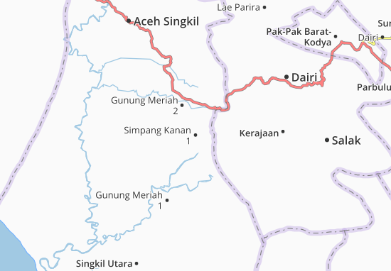 Kaart Plattegrond Simpang Kanan 1
