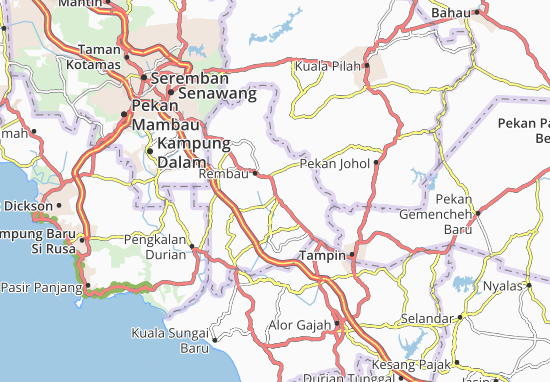 Mapa Kampung Bongek