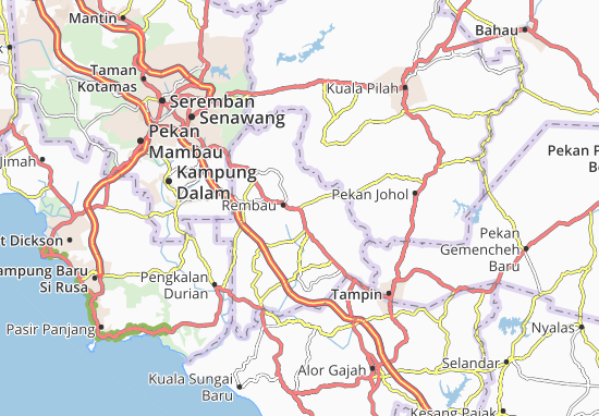 Karte Stadtplan Kampung Lemak