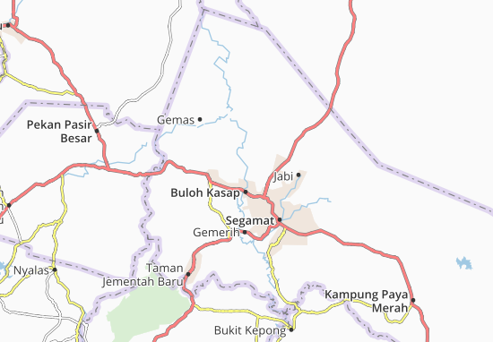 Kaart Plattegrond Buloh Kasap
