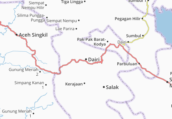 Kaart Plattegrond Dairi