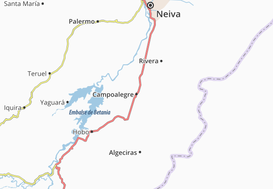 Campoalegre Map