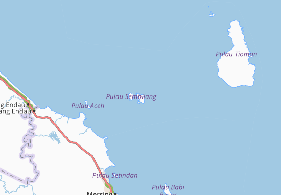 Kaart Plattegrond Pulau Seri Buat
