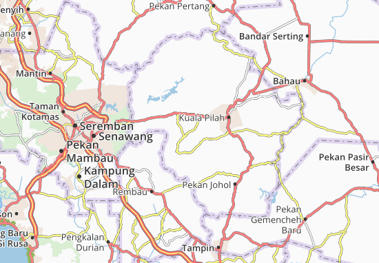 Karte Stadtplan Kampung Ampang Batu