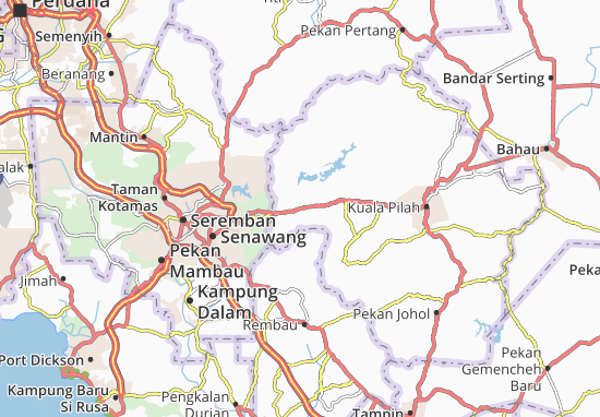 Karte Stadtplan Kampung Bendol