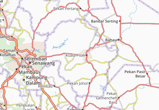Kaart Plattegrond Kampung Kayu Ara