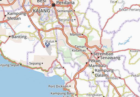 Karte Stadtplan Kampung Labu