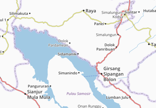 Karte Stadtplan Sidamanik