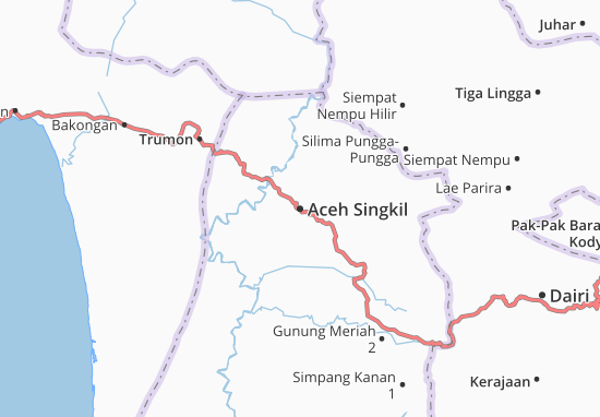 Aceh Singkil Map