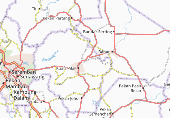 Karte Stadtplan Kampung Kuala Jemapoh