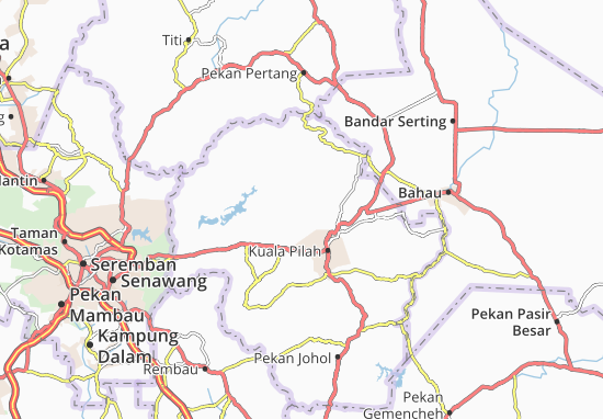 Kaart Plattegrond Kampung Parit Tinggi
