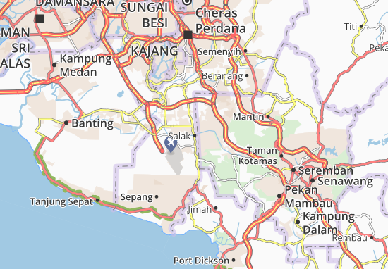 Karte Stadtplan Salak