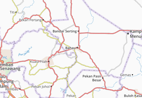 Kaart Plattegrond Kampung Jempol