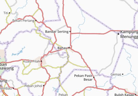 Kaart Plattegrond Bahau