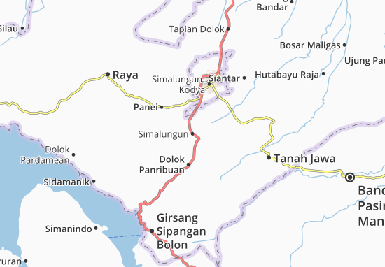 Karte Stadtplan Simalungun