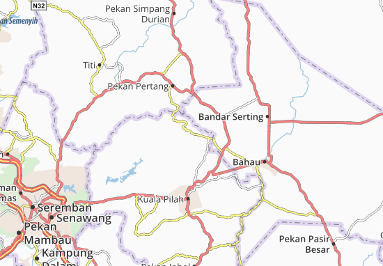 Kaart Plattegrond Kampung Bintongan