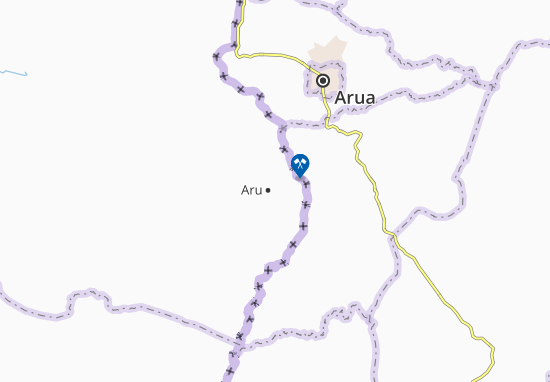 Mapa Aru