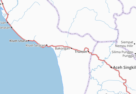Karte Stadtplan Bakongan