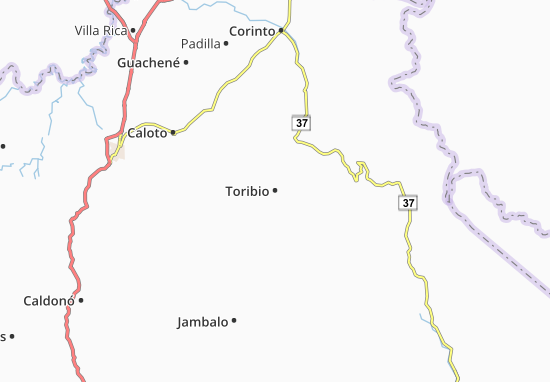 Kaart Plattegrond Toribio
