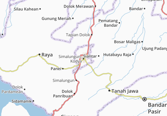 Karte Stadtplan Simalungun-Kodya