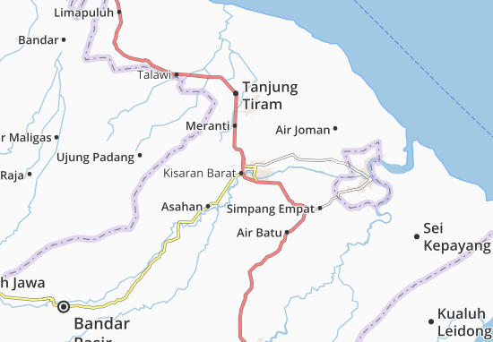 Karte Stadtplan Asahan