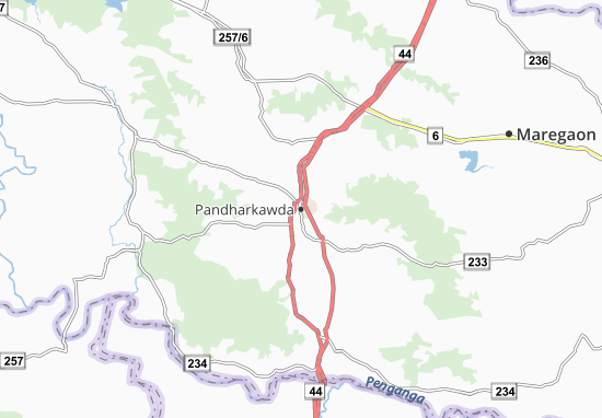 Mapa Pandharkawda