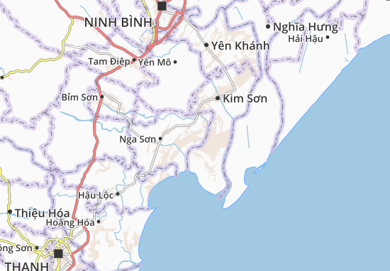 Karte Stadtplan Nga Thái