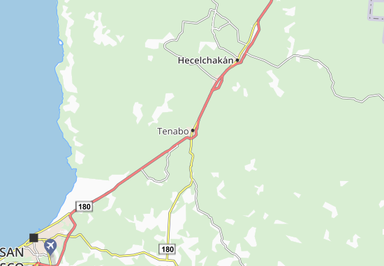 Mapa Tenabo